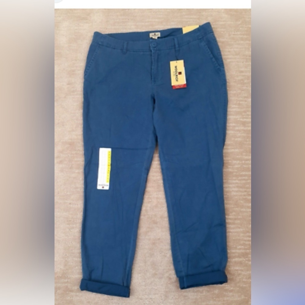 Woolrich women’s Sunday blue chino ankle pants